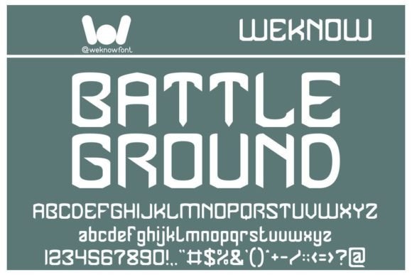 Battle Ground: A Gothic Display Font That Anchors Brand Identity