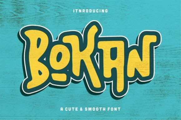 Bokan: A Playful Display Font That Makes Kids’ Campaigns Pop