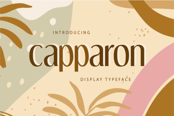 Capparon: A Playful Handwritten Display Font for Real Branding