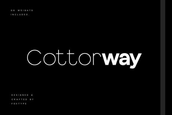 Cotterway Display Font for Handmade Labels & Printables