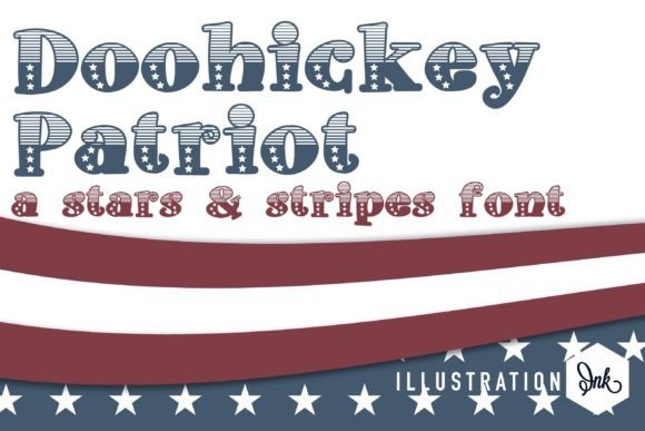 Doohickey Patriot: A Display Font That Feels Like a Smile