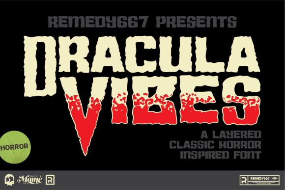 Dracula Vibes: A Gothic Display Font That Elevates Real Business Branding