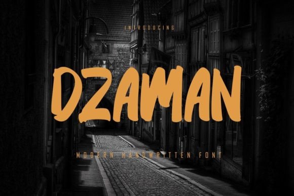 Dzaman: A Display Font with Quiet Confidence