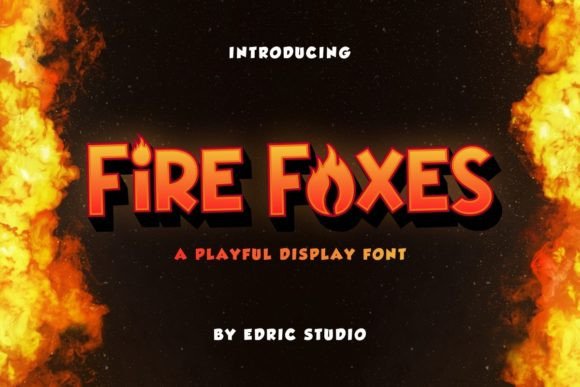 Fire Foxes Font: A Playful Display Typeface for Bold Brand Moments