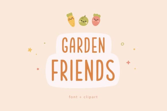 Garden Friends: A Playful Display Font That Feels Like a Warm Handshake