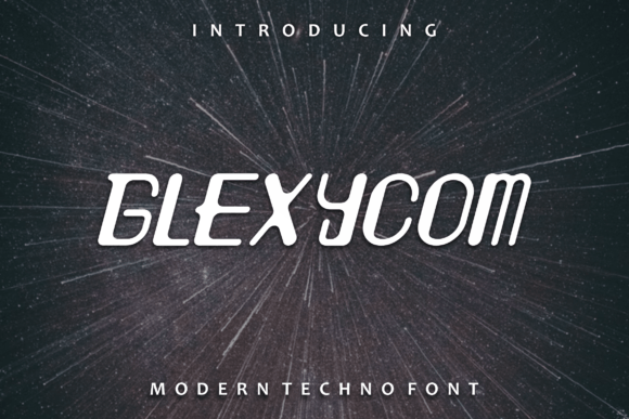 Glexycom: A Display Font That Makes Your Headlines Instantly Clickable