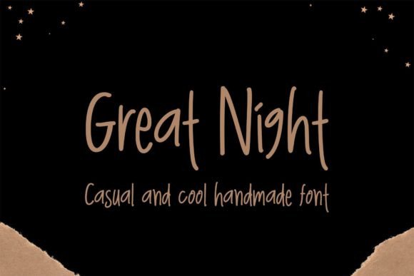 Great Night: A Display Font That Feels Like a Deep Breath