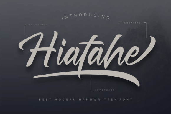 Hiatahe: A Modern Handwritten Font That Builds Brand Trust