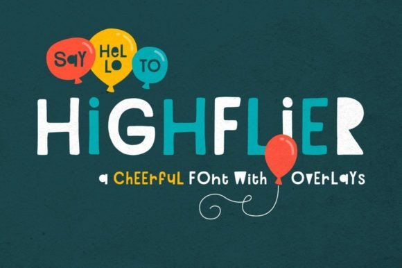 Highflier: A Cheerful Display Font That Lifts Your Editorial Voice