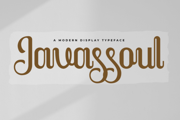 Javassoul: A Distinctive Display Font for Digital Branding
