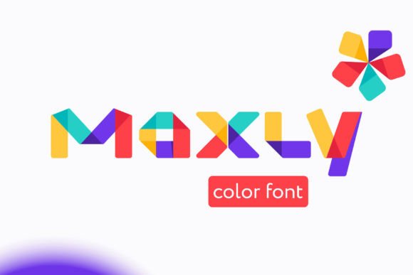 Maxly: A Bold, Colorful Display Font for Handmade Creators