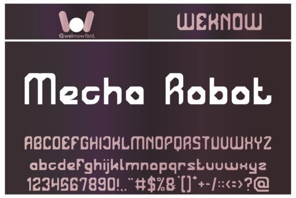 Mecha Robot: A Techno-Infused Display Font for Editorial Clarity