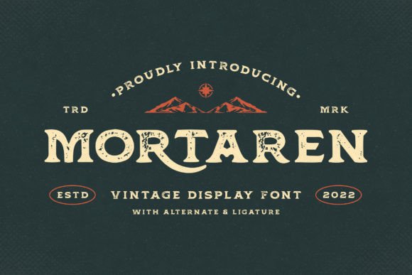 Mortaren: A Vintage Serif Font That Anchors Your Campaign