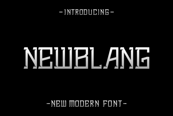 Newblang: A Whimsical Display Font That Elevates Digital Branding