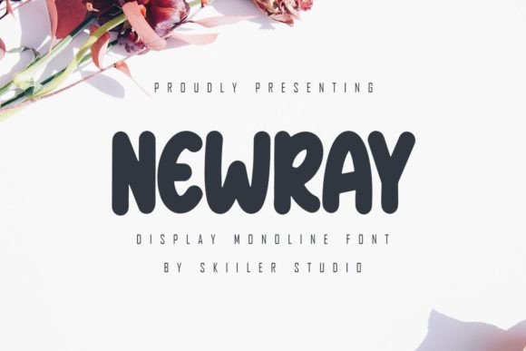 Newray: An Elegant Display Font for Editorial Design
