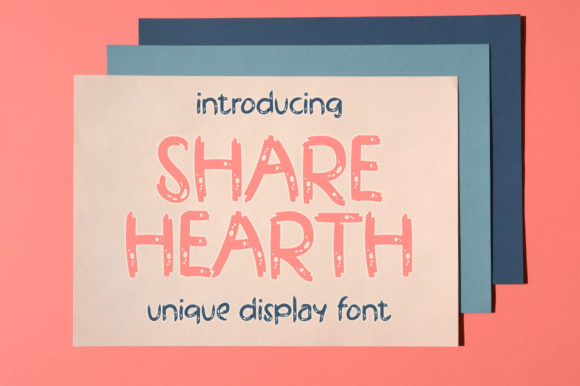 Share Hearth: A Joyful Display Font for Editorial Design