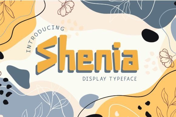 Shenia: A Playful Display Font That Delivers Personality
