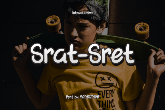 Srat Sret: A Dynamic Display Font for Editorial Energy