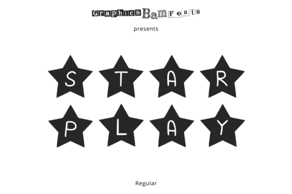 Star Play: A Festive Display Font with Editorial Warmth