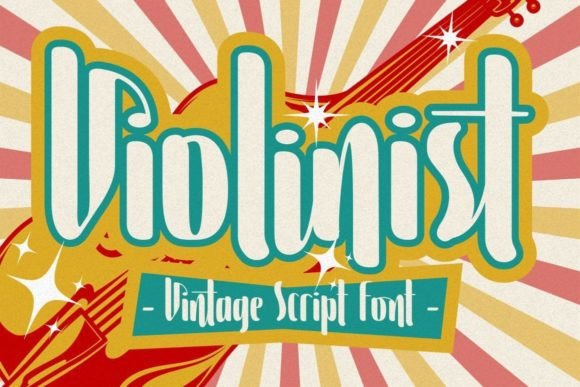 Violinist: A Vintage Script Font That Feels Like Hand-Lettered Charm